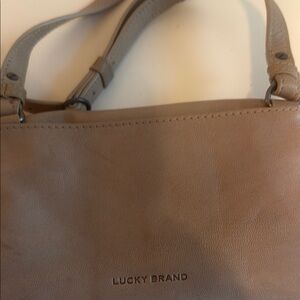 Lucky Brand Tan Shoulder Bag with Timeless Elegance